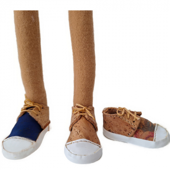 Halbschuhe aus Kork